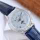 Swiss Copy Patek Philippe Complications Annual Calendar Ref.1463 White Dial Watch Blue Leather Strap (3)_th.jpg